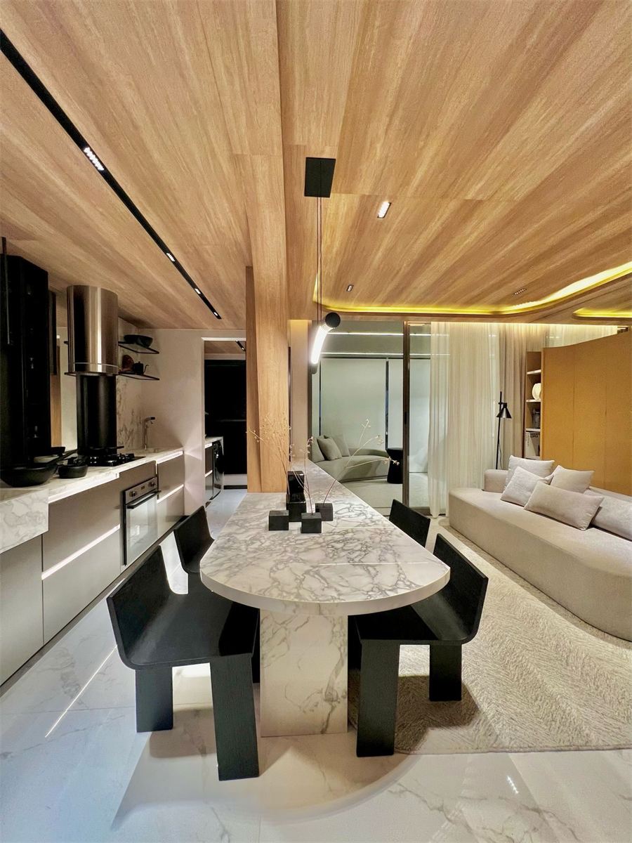 Foto do apartamento decorado de 2 quartos · 83 m² · jantar, Coupé Tower