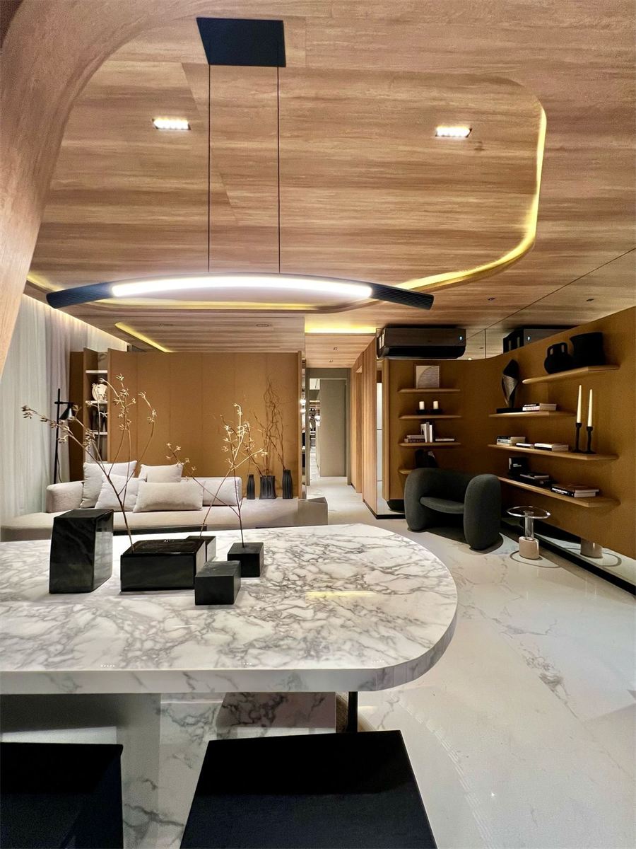 Foto do apartamento decorado de 2 quartos · 83 m² · sala, Coupé Tower