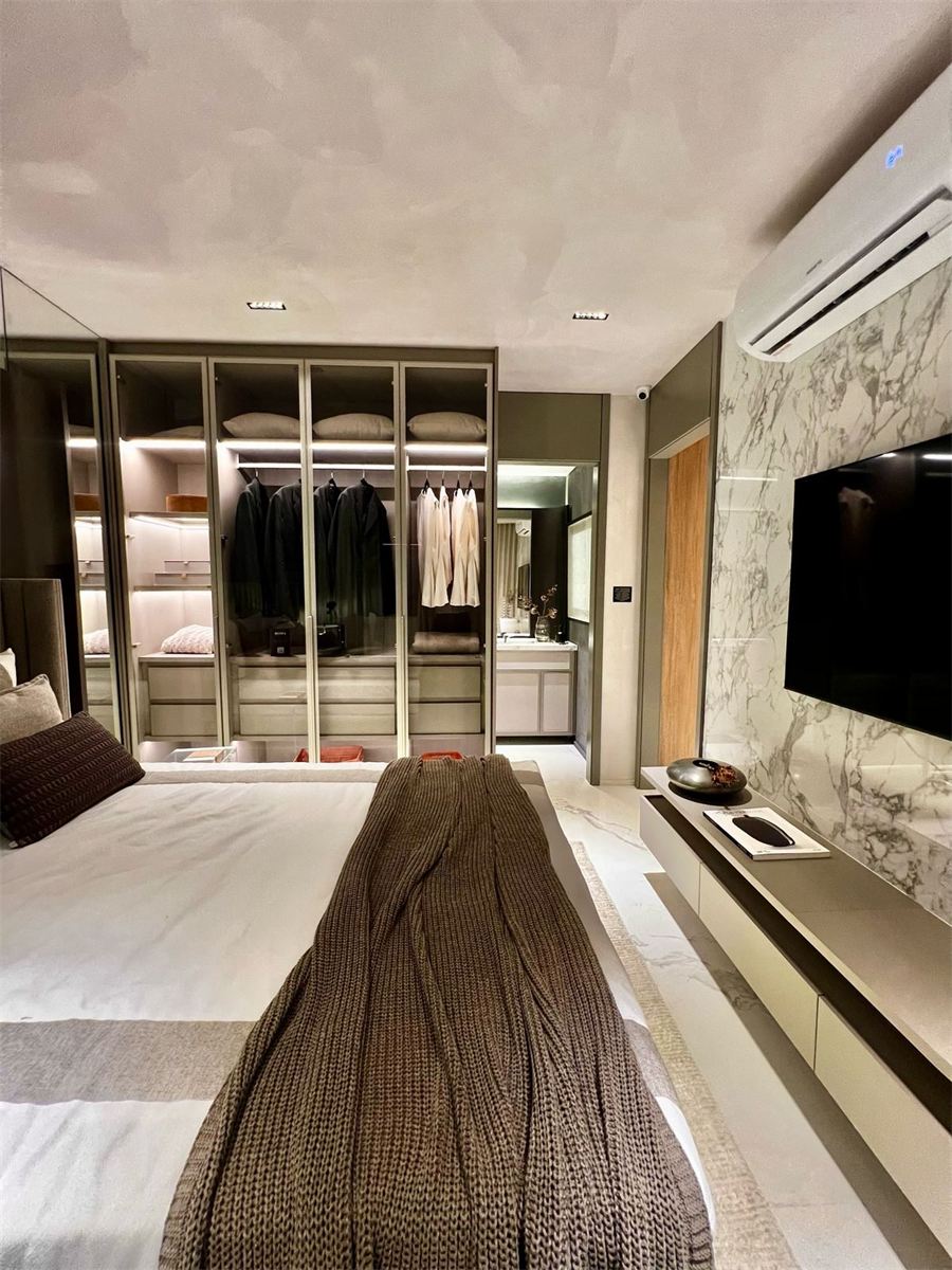Foto do apartamento decorado de 2 quartos · 83 m² · suíte, Coupé Tower