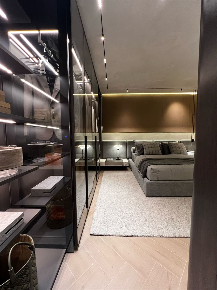 Foto do apartamento decorado de 3 quartos · 145 m² · suíte, Coupé Tower