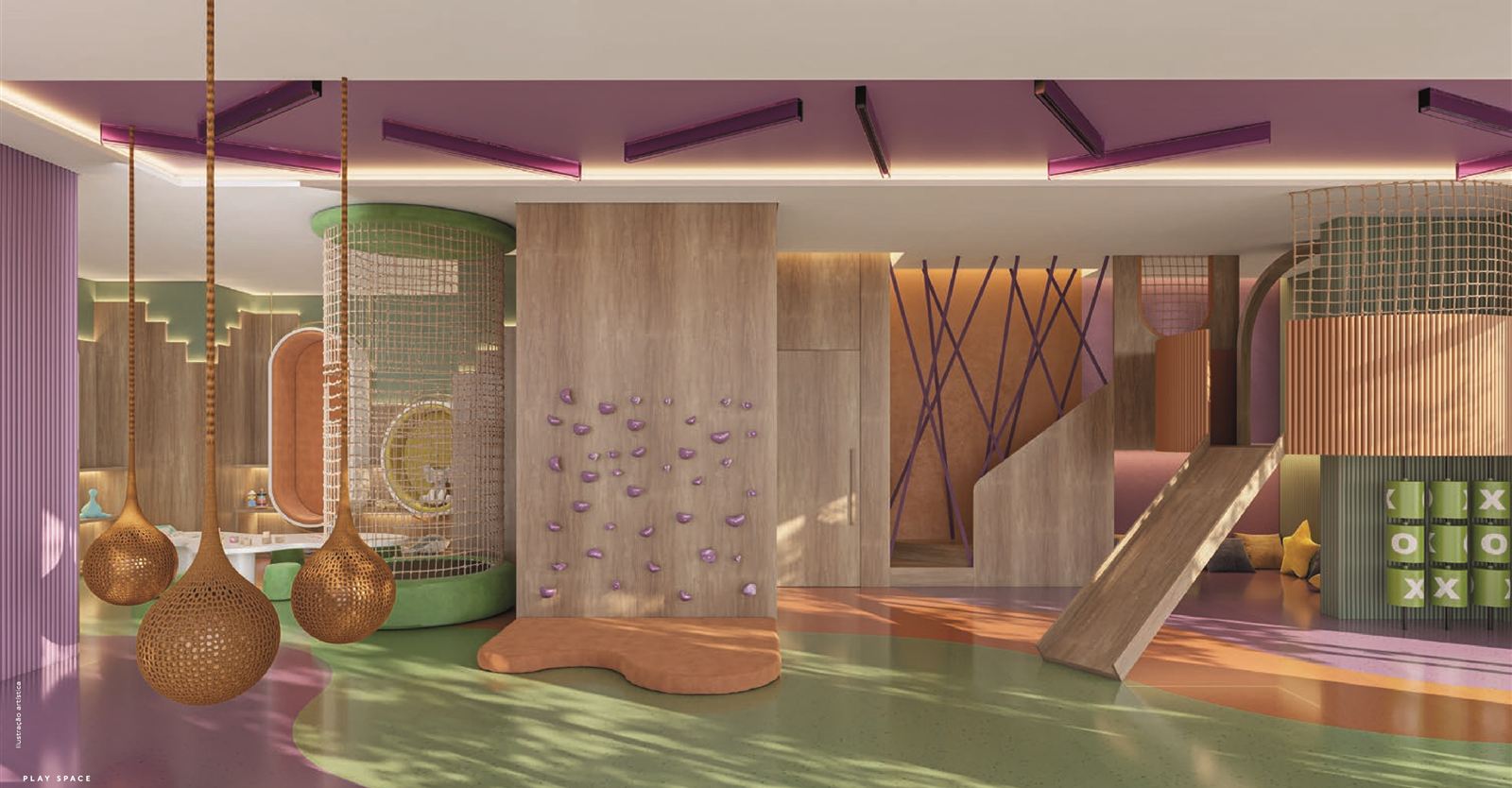 Ilustração artística: Play space, Coupé Tower