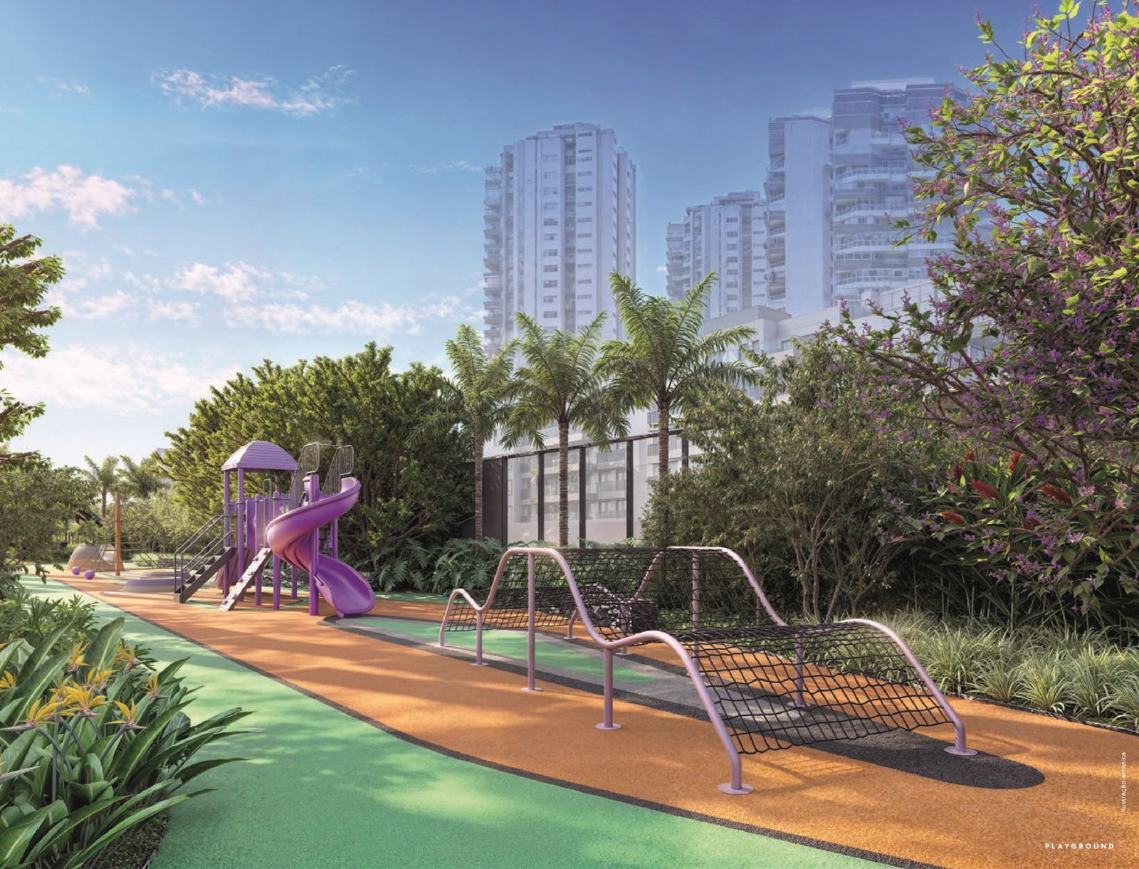 Ilustração artística: Playground, Coupé Tower